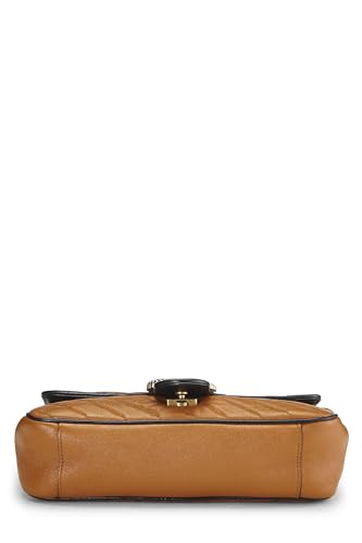 Gucci, Orange Leather Torchon Marmont Shoulder Bag Small, Orange