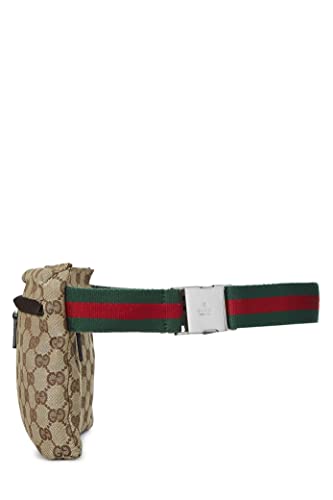 Gucci, Original GG Canvas Double Pocket Waist Pouch, Brown