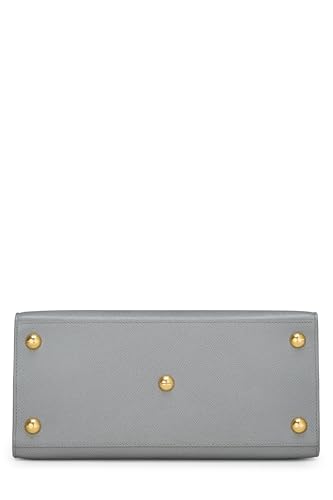 Dior,  Grey Grained Calfskin St Honoré Tote Medium, Blue