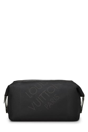 Louis Vuitton,  Black Damier Geant Trousse Albatros, Black