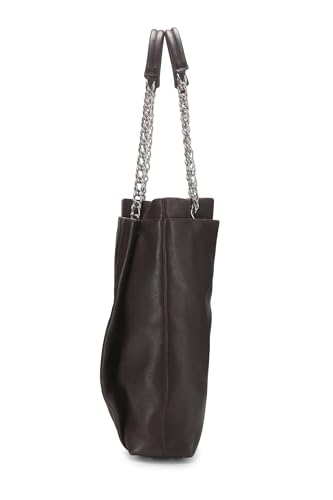 Chanel,  Brown Caviar Tuck Tote Medium, Brown