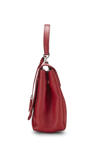 Louis Vuitton,  Red Leather Lockme II, Red