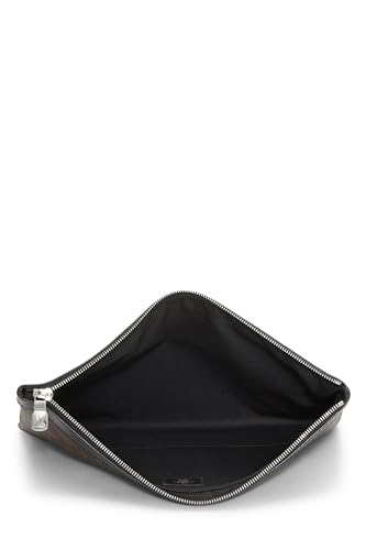 Louis Vuitton,  Black Monogram Macassar Pochette Discovery, Black