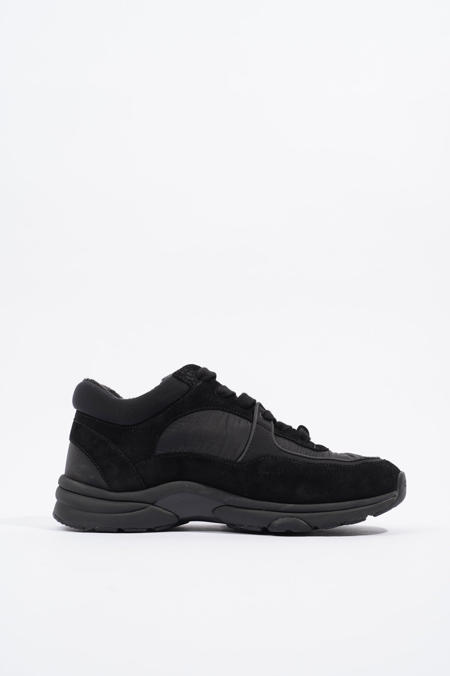 Chanel CC Runner Black Canvas EU 37 UK 4