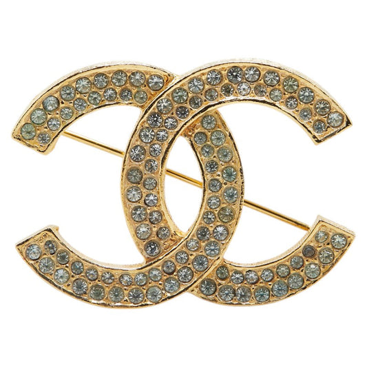 Chanel Coco Mark Rhinestone Brooch