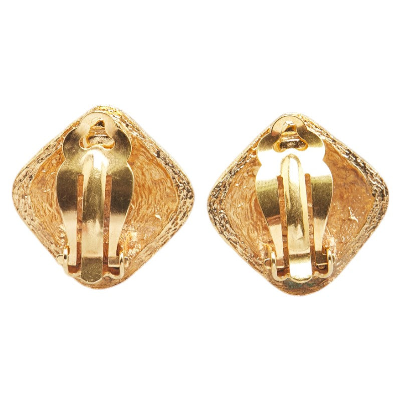 Chanel Coco Mark Rhombus Earrings