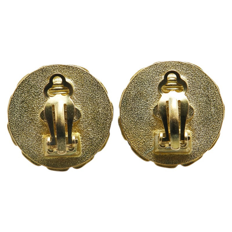 Chanel Coco Mark Round Earrings