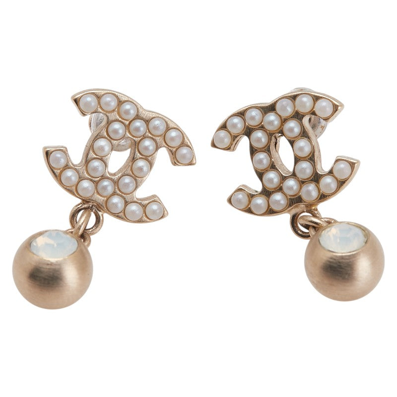 Chanel Coco Mark Swing Stud Earrings