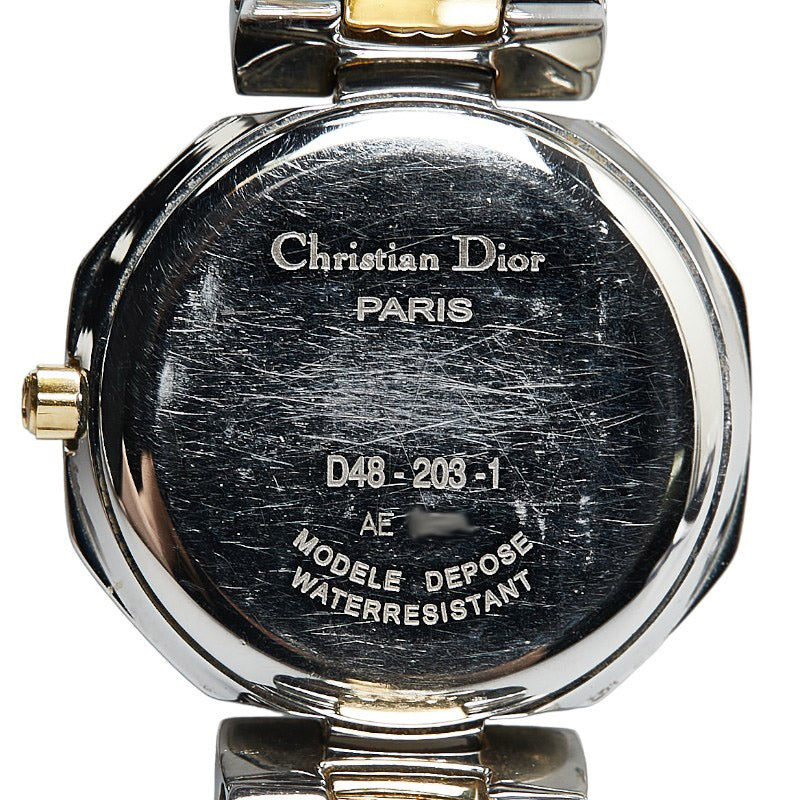 Dior Quartz Octagon Swing Watch Metal Quartz D48 203 in Good condition