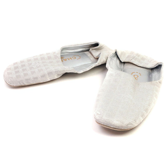 CHANEL Other shoes canvas Silver New travel line Room shoes Women(Unisex) 36 Used