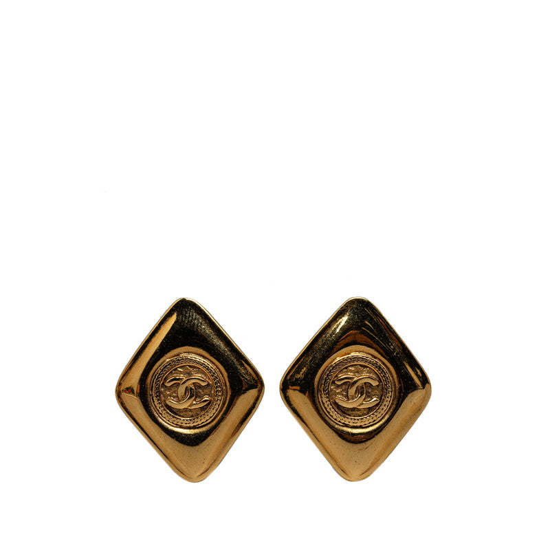 Chanel Vintage Coco Rope-shaped Earring Gold   Chanel