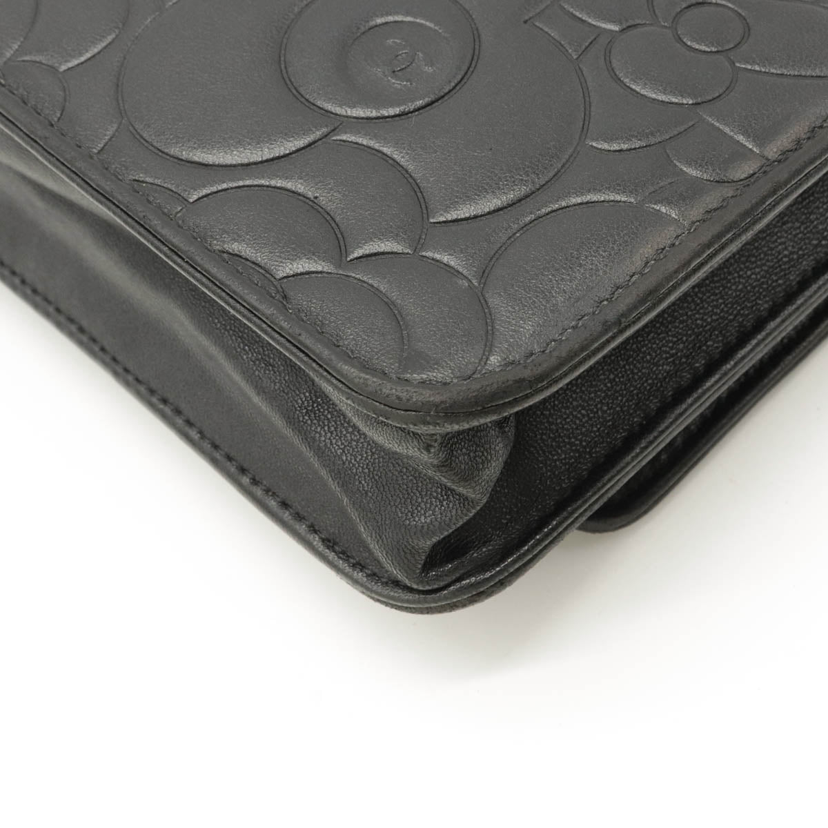 Chanel Wallet on Chain Camellia Lambskin Black