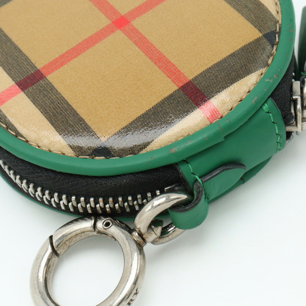 Burberry Coated Canvas Nova Check Coin Purse