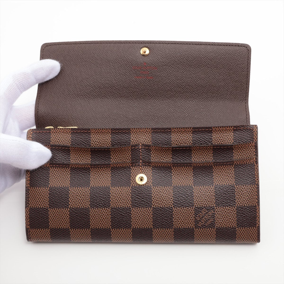 LOUIS VUITTON Sarah Long Wallet in Damier N61734