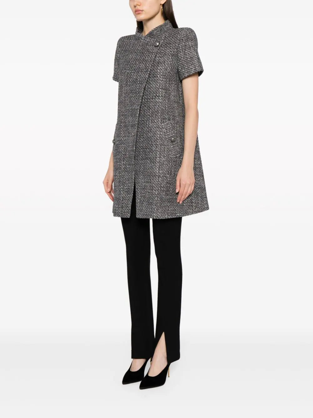 Short-sleeved Elongated Cotton Jacket