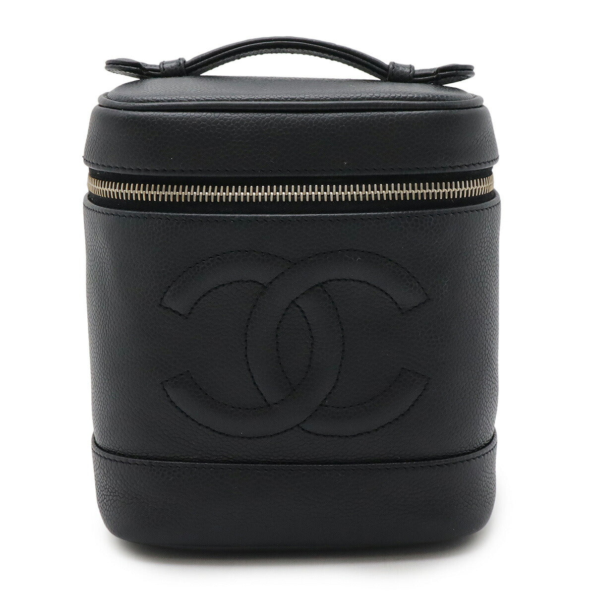 Chanel Coco Mark Caviar Skin Vanity Bag