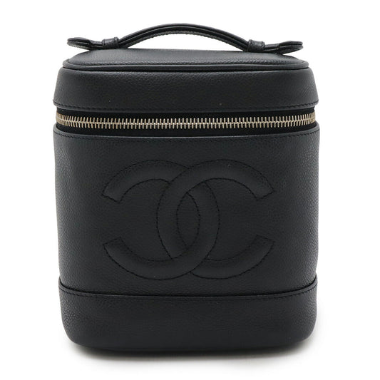Chanel Coco Mark Caviar Skin Vanity Bag
