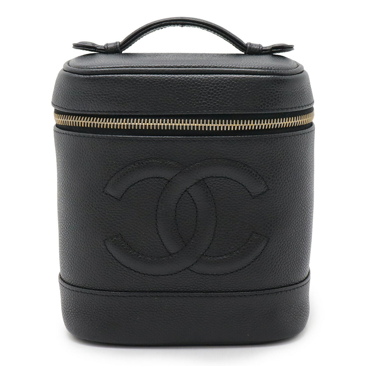 Chanel Coco Mark Caviar Skin Vanity Bag