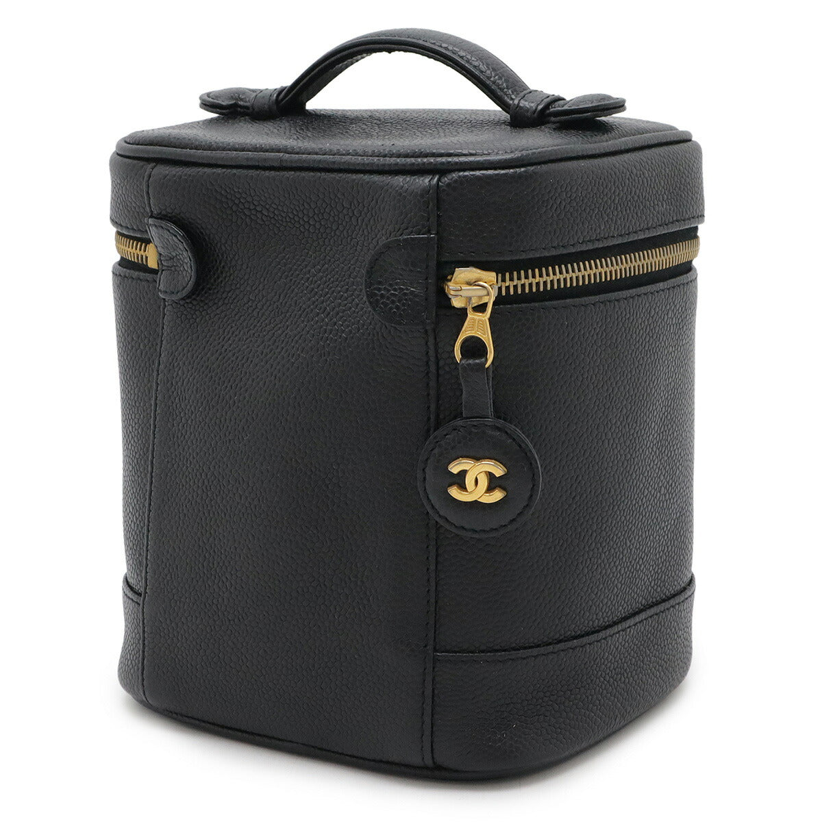 Chanel Coco Mark Caviar Skin Vanity Bag