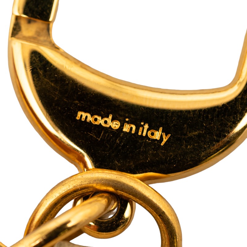 Leather Heart Mirror Bag Charm