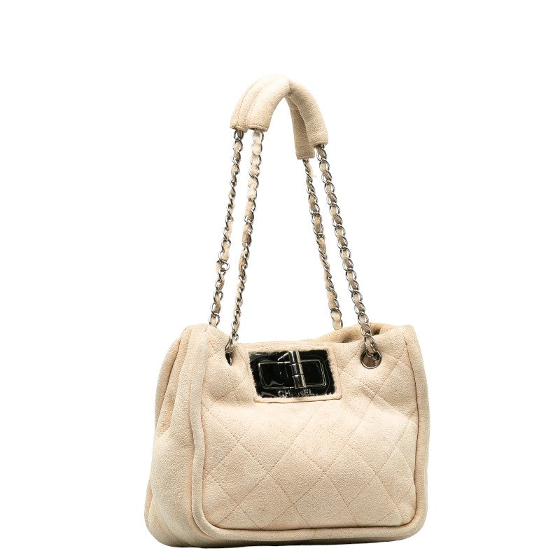 Chanel Matelasse Suede Shoulder Bag