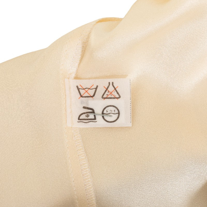 Chanel Silk Ribbon Embroidery Long Sleeve Shirt