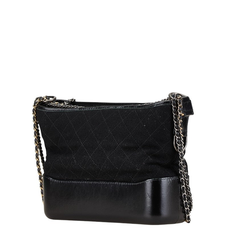 Chanel Gabrielle Felt Leather Shoulder Bag