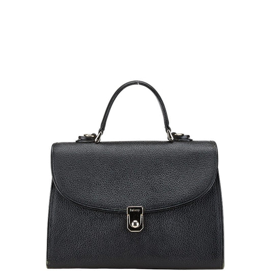 Burberrys Nova Check Shadow Horse Leather Handbag