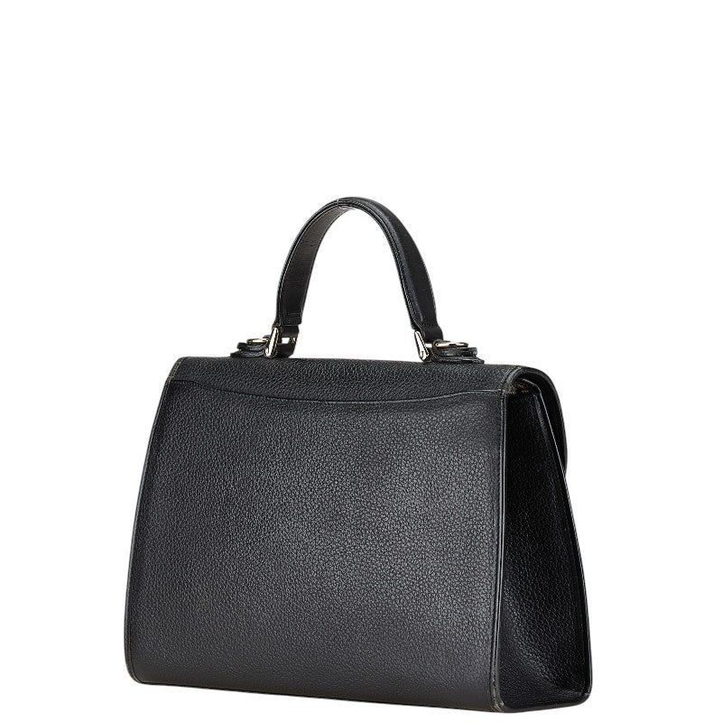 Burberrys Nova Check Shadow Horse Leather Handbag