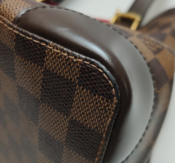 Preloved Louis Vuitton (LV)Hampstead MM Bag Brown 250212781059752