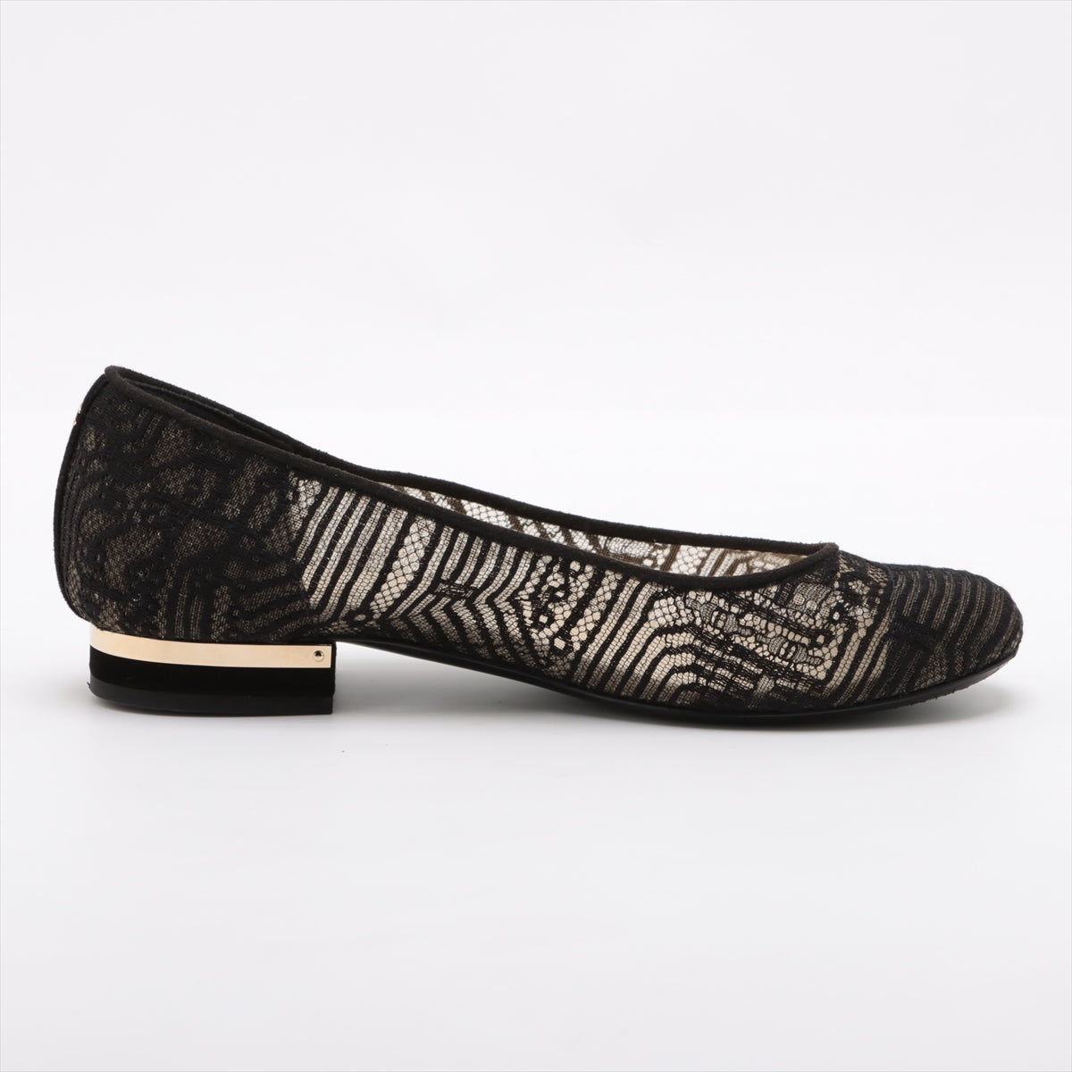 Chanel Coco Race Flap Pumps 37  Black Pearl
