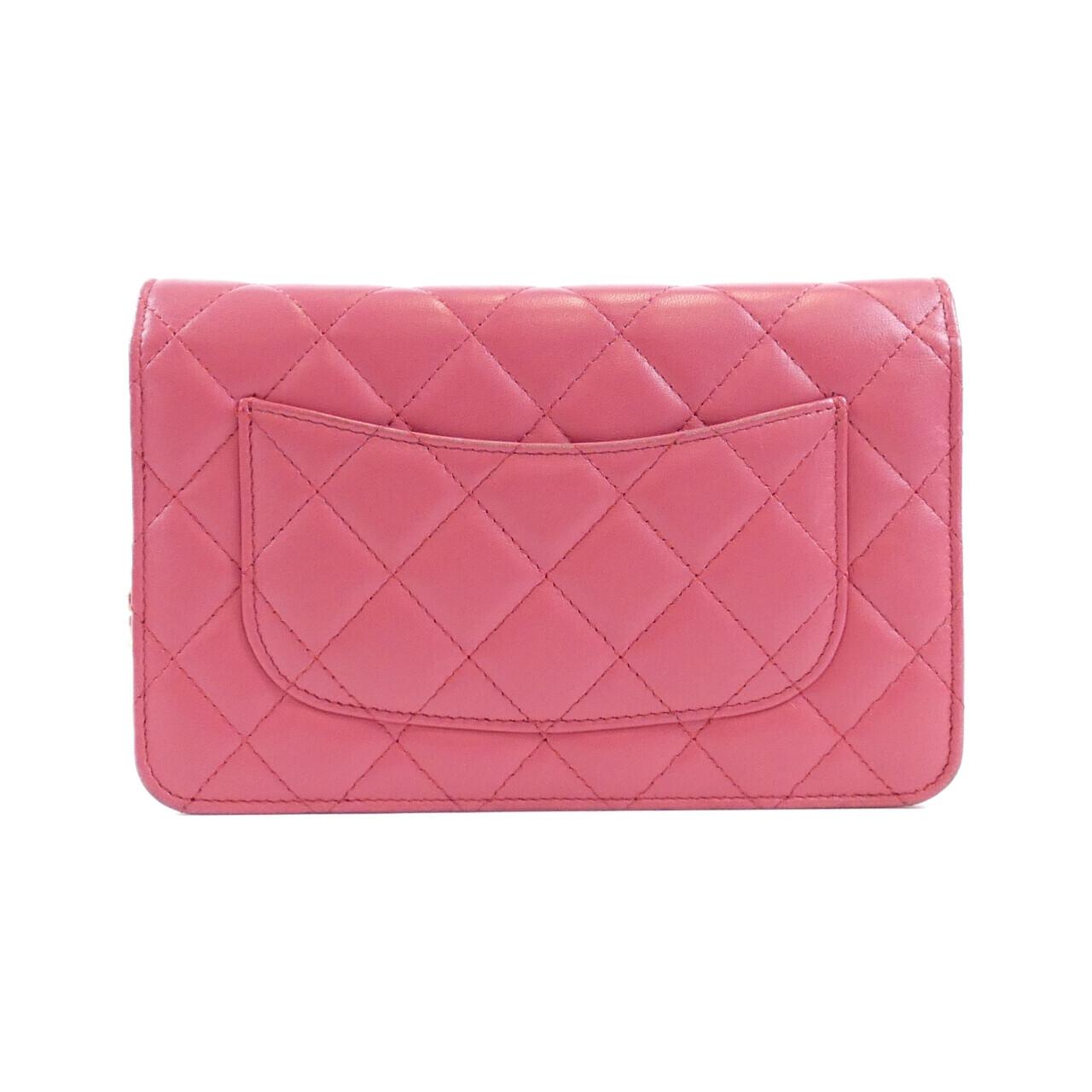 Chanel Timeless Classic Line Lambskin Chain Wallet