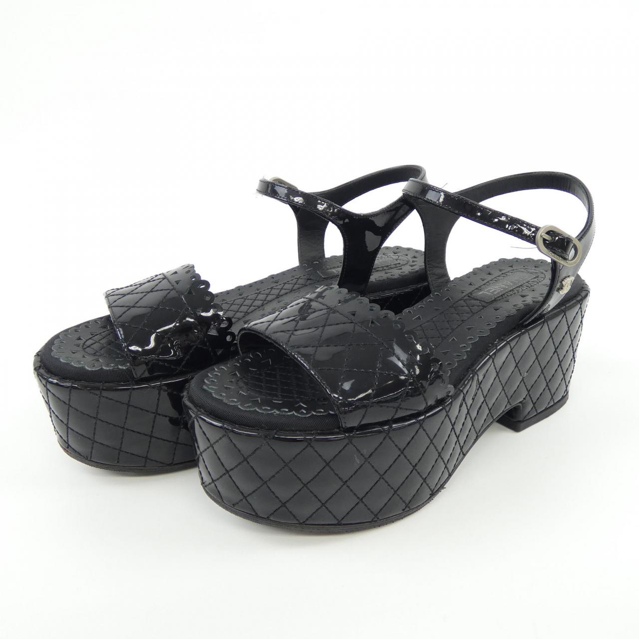 Chanel G31341X01012 Patented Calfskin Sandals