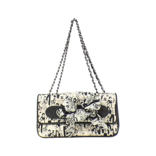 Chanel Silk Satin Lamb Shoulder Bag