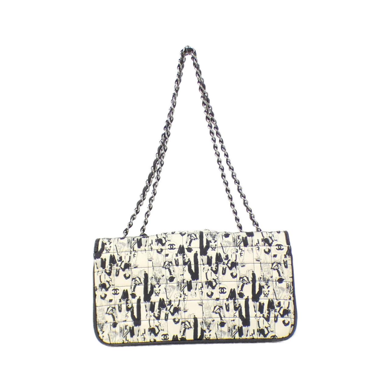Chanel Silk Satin Lamb Shoulder Bag