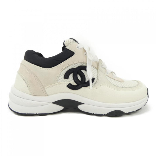 Chanel G38299Y55720 Mesh Suede Calfskin Sneakers