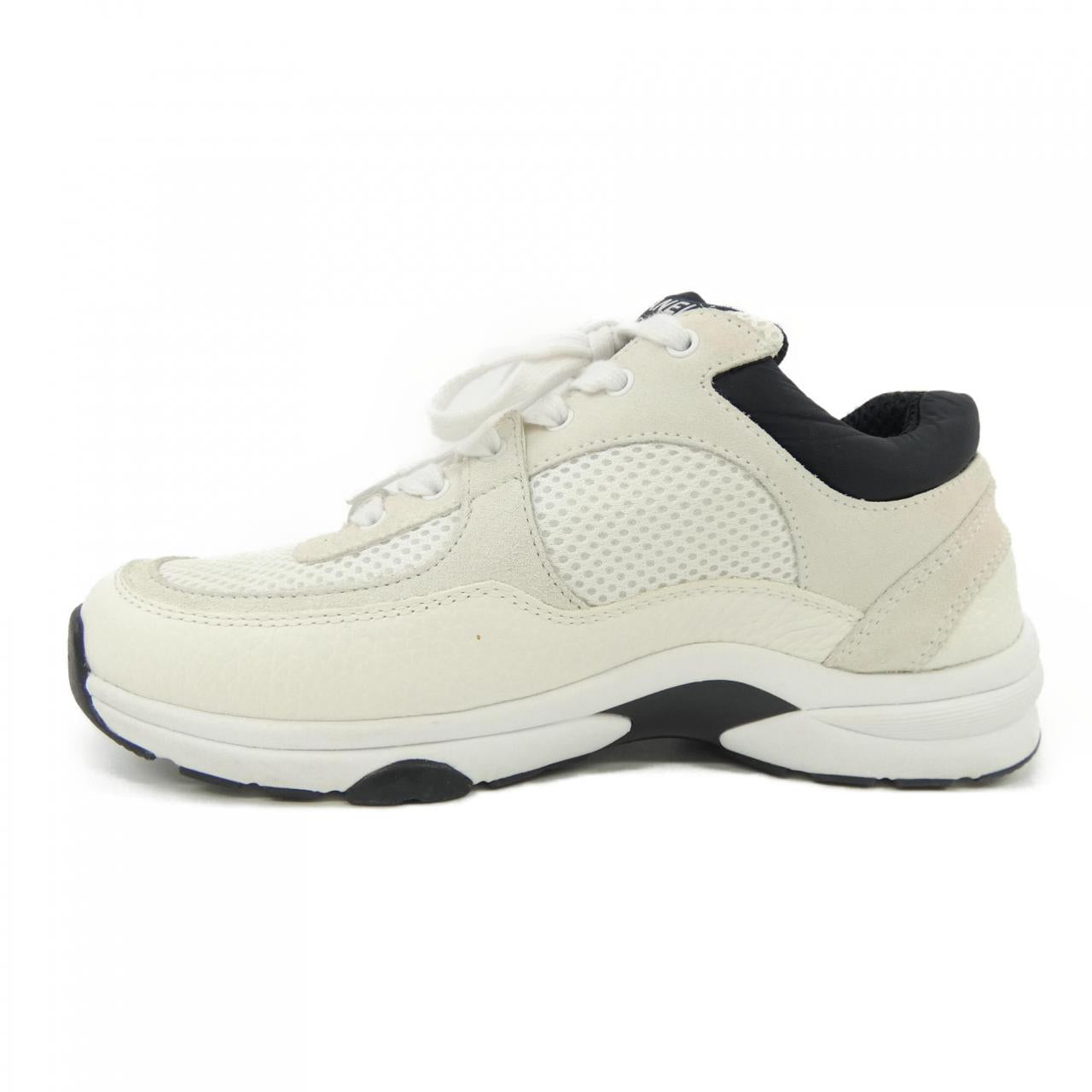 Chanel G38299Y55720 Mesh Suede Calfskin Sneakers