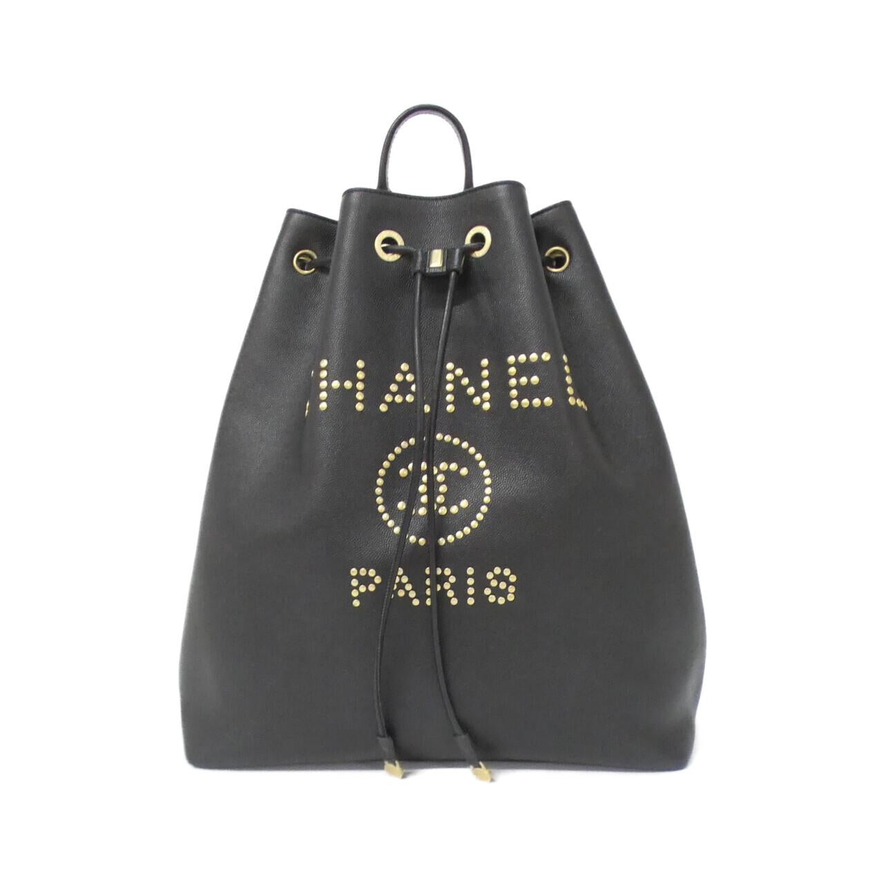 Chanel Deauville Caviar Skin Backpack