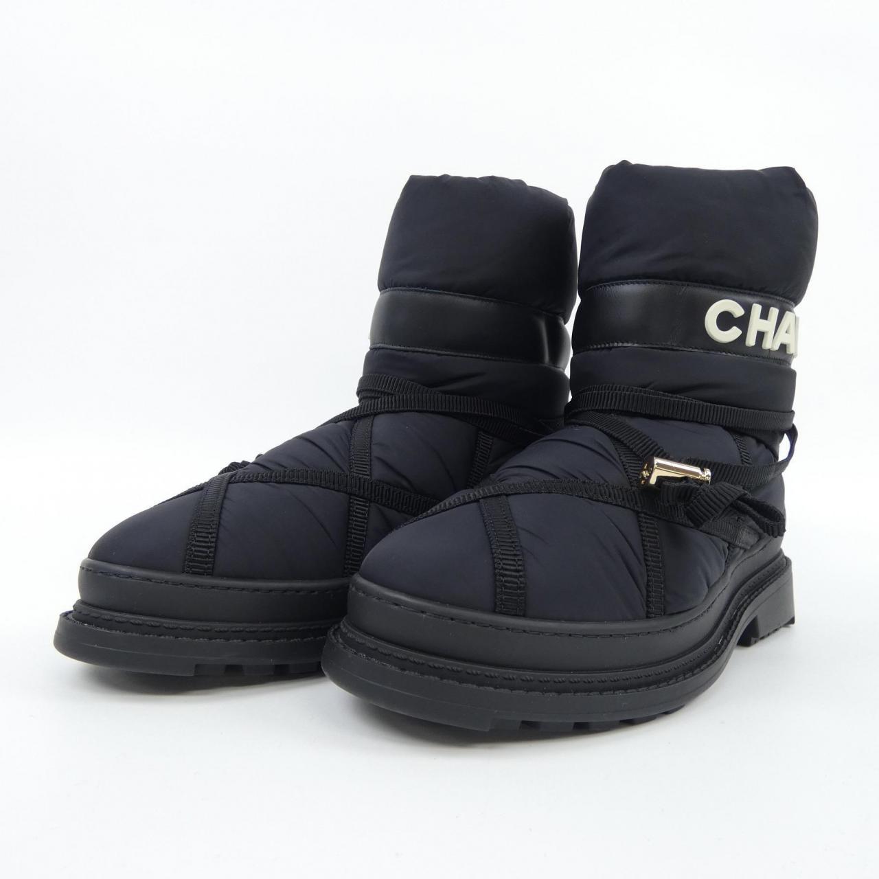 Chanel G35342Y52745 Nylon Calfskin Boots