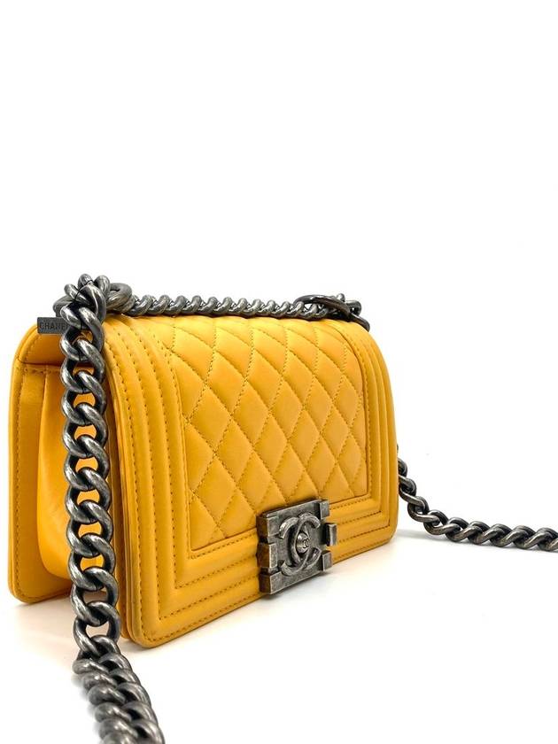 Lambskin Boy Bag Small Chanel