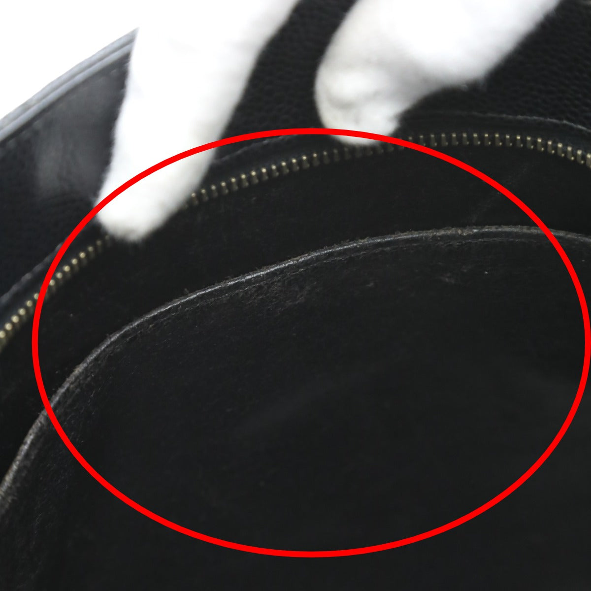 CHANEL Tote Bag Matt caviar skin black Handbag Caviar skin Replica Tote Women Used