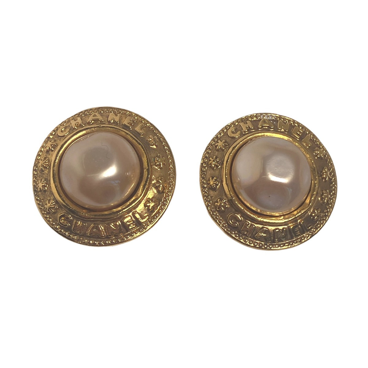 CHANEL Earring Gold Plated gold Gold Plated