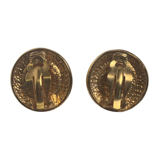 CHANEL Earring Gold Plated gold Gold Plated