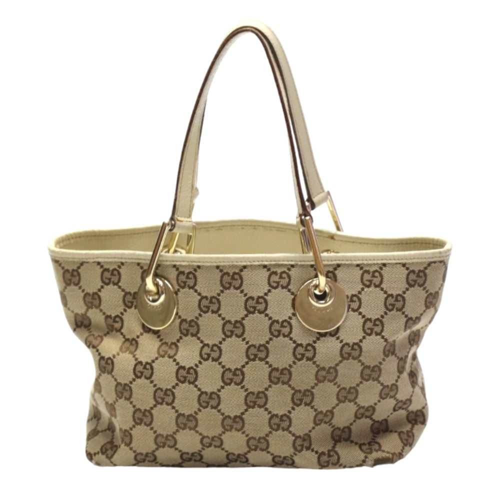 GUCCI Handbag GG canvas beige Mini Tote Bag GG canvas 120844 Women Used