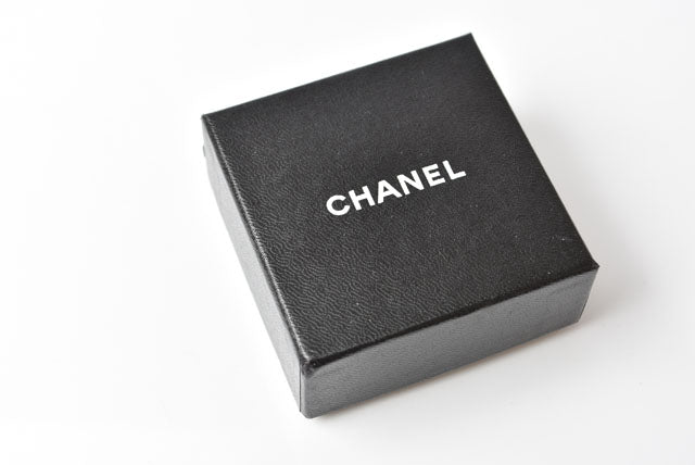 Chanel Metal Brooch Pin Silver