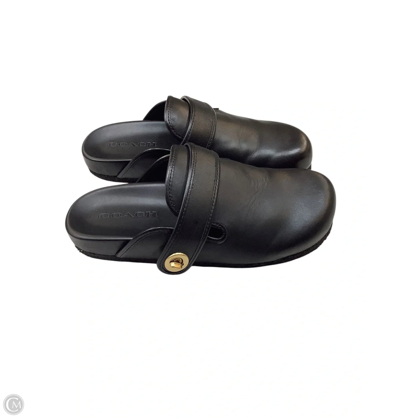 Shoes Designer By Coach In Black, Size: 8