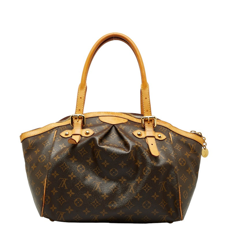 Louis Vuitton Monogram Tivoli GM Handbag M40144 Brown PVC Leather  Louis Vuitton