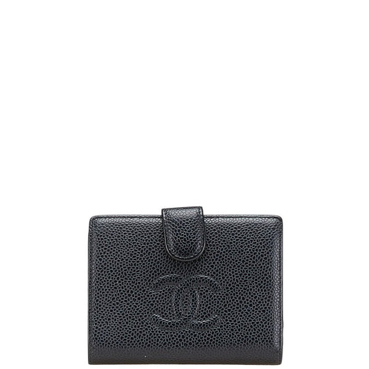 Chanel Coco Mark Caviar Skin Wallet