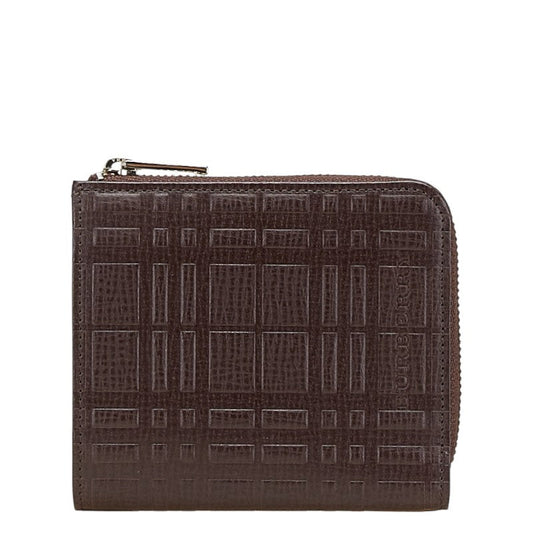 Burberry Nova Check Leather Bifold Wallet Key Case