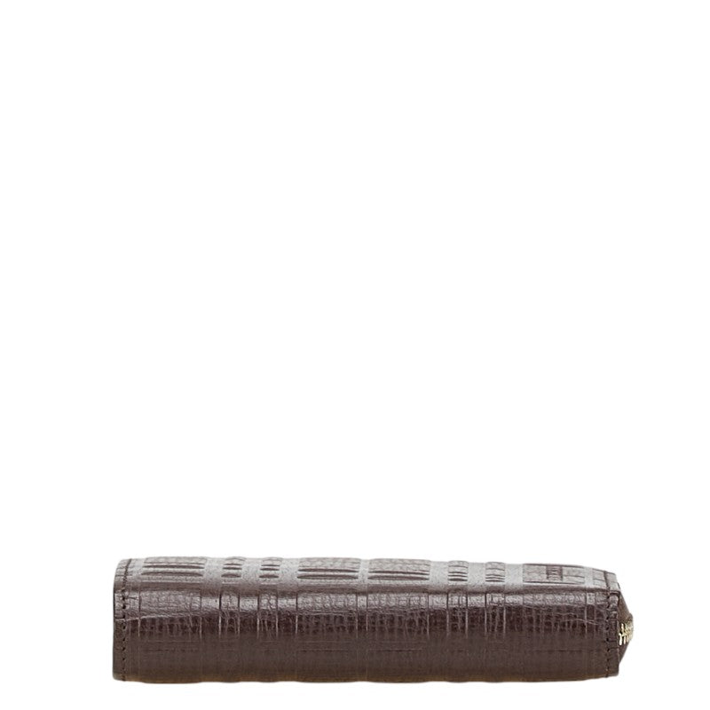 Burberry Nova Check Leather Bifold Wallet Key Case
